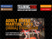 Tablet Screenshot of ozoneparkmma.com